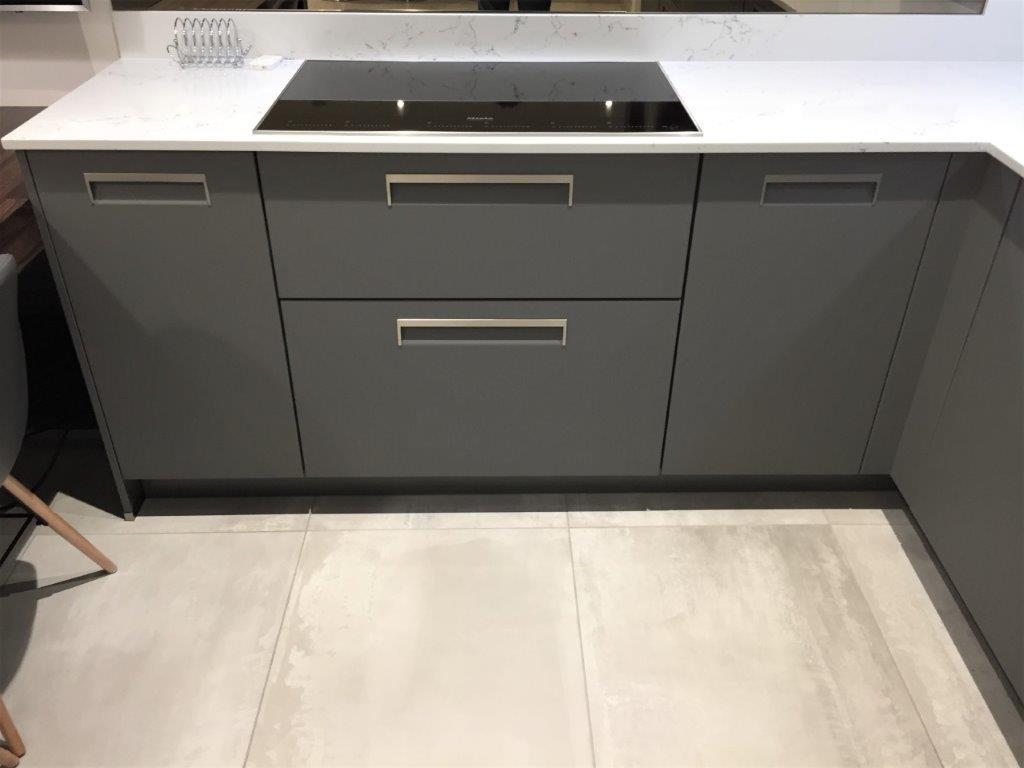 Nolte Kitchen Integra Grey Matt Modern Quartz 20mm Worktops