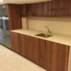 Doca Wood Veneer Teak & Mirrored with Ceramic Worktops Kitchen (20)