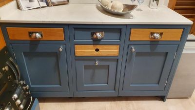 Handmade Blue Aishling Wood Dresser