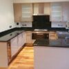 Gloss Taupe Kitchen Miele Appliances Granite Worktop