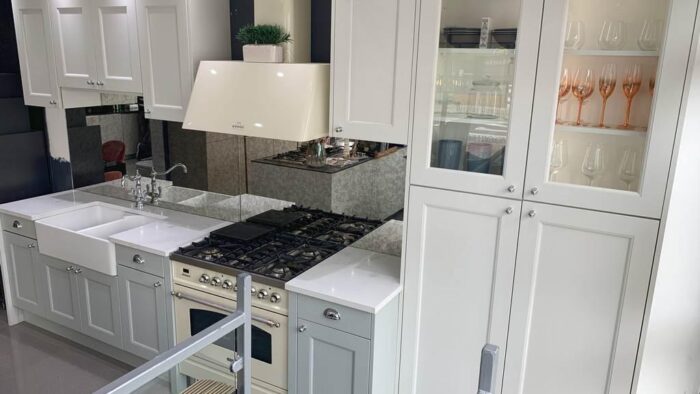 Ex Display Second Nature Dove Grey Kitchen Appliances Silestone Worktops