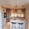 ex display grey kitchen with island