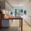 Bulthaup White Galley Kitchen - Siemens Miele & Neff Appliances