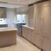 Handpainted Light Grey Shaker Wood Kitchen