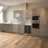 Nearly New Cream Gloss Kitchen with Quartz & Appliances