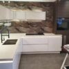 Nobilia White Concrete Effect Ex Display Kitchen