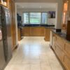 Howdens Large Malton Oak Wood & Glass Door Shaker Kitchen