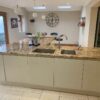 Large Gloss Warm Ivory Handle less kitchen