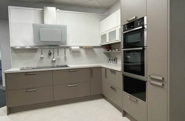 Ex Display Hacker Laser Soft Matte Basalt Grey Kitchen