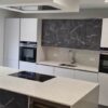 Kuhlmann Light Grey & Stone Effect Kitchen & Island