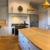 Plain English Painted Oak Spitalfields Inframe Shaker Light Grey Kitchen