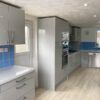 Magnet Dove Grey Gloss Kitchen AEG Fisher & Paykel Appliances