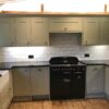 Modern Grey Matt Shaker Kitchen Rangemaster Appliances