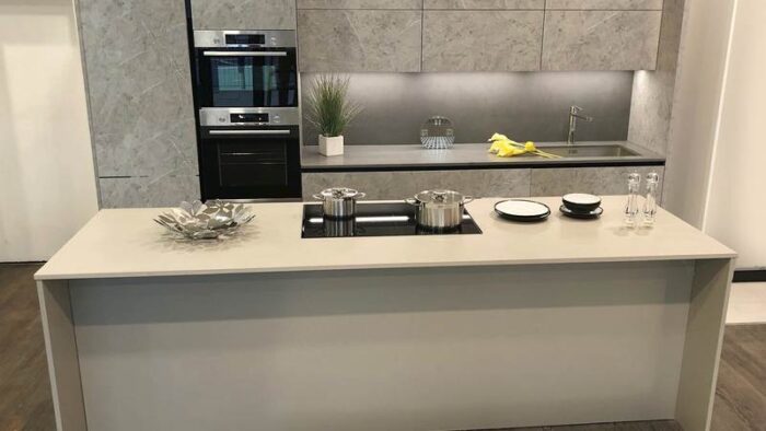 Ex Display Milton Menta Kitchen with Island