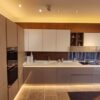 Arredo 3 Oak Veneer Lacquered & White Frosted Glass Kitchen