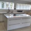 Harvey Jones Inframe Matt White Painted Wood Kitchen