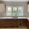 Modern Schuller Cream Gloss & Wood Grain Kitchen & Utility Room