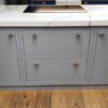 Ex Display PWS 1909 Inframe Shaker Island + 60mm Quartz Worktop