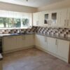 Immaculate Matt Cream Shaker Kitchen with Stone Worktops & Appliances