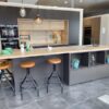 Ex Display Schmidt Arcos Loft Micron Warm Brown & Vintage Oak Kitchen & Island