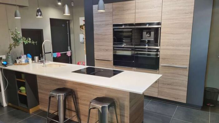 Schmidt Arcos Santiago Oak Melamine & Caneo Matt kitchen