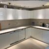 Off White Gloss Modern Handleless Kitchen Worktops