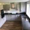 Under 1 Yr Symphony Modern Grey Gloss Kitchen Appliances & Corian Worktops