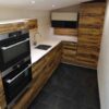 Schmidt Murphy Arcos Wood Effect, Kitchen with Cream Flex Silestone