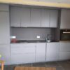 Rational Handleless Matt Grey Kitchen with Silestone Worktops & Miele Appliances