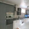 Ultima Modern Grey & White Shaker Kitchen & Island Appliances & Worktops