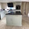 Handpainted Duck Egg Blue Wood Kitchen with Black Granite & Miele Appliances