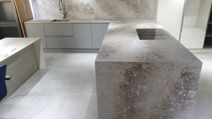 Ex Display Uform Matt Grey, Burbridge Concrete & Oxide Kitchen