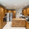 Stunning Mark Wilkinson Style Oak Shaker Inframe Kitchen with Granite & Miele Appliances