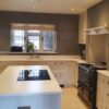 Beautiful Wood Inframe Painted Grey & Off White Kitchen & Island