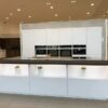 Ex Display Porcelanosa Emotions Blanco Matt White Lacquer Kitchen & Island