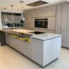 Hacker Systemat Cashmere Gloss Lacquered Champagne Kitchen & Large Island