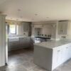 Large Modern Light Grey Shaker Kitchen & Utility Room Appliances Granite Worktops