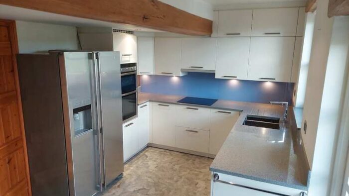 Schuller White Matt Kitchen Neff Appliances Silestone Quartz Worktops