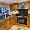 Refurbished Bespoke Oak Wood Traditional Country Kitchen Neff Appliances Granite Worktops