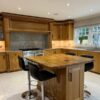 Large Gastronomique Wood Dovetail Pilaster Kitchen & Island Appliances Granite Oak Worktops