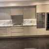 Poggenpohl Immaculate Grey Gloss Kitchen Quooker Smeg Appliances Marble - Granite Worktops