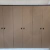 Ex Display KM Bedroom Wardrobes Lacquer Magnolia Matt & Sherwood Dark Oak