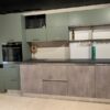 Ex Display Mobilturi Pop Verde Muschio Opaco - Urban Grigio Kitchen Run