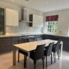 Pronorm Dark Drift Oak - Matt White Kitchen