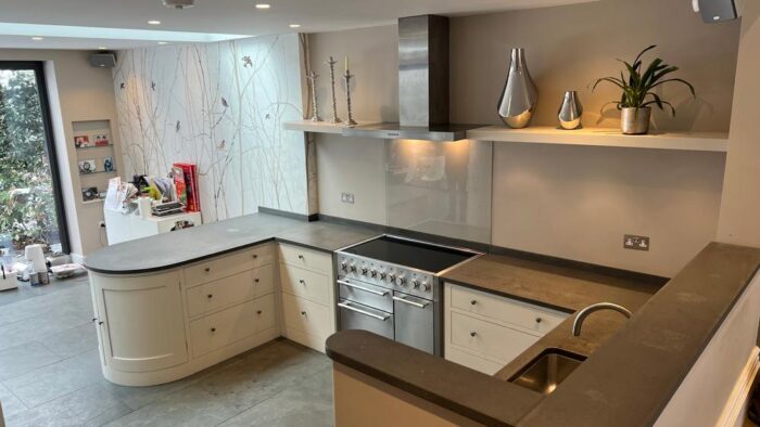 Tim Moss Bespoke Handmade Wood Door Dovetail Joint Kitchen Mercury Miele Appliances Stone Worktops