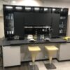 Ex Display Binova Bluna Fenix Matt Light Dark Grey Lacquered Anthracite Bilaminate Lava Oak Kitchen & Large Island