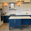 Ex Display Second Nature Hunton Harforth Blue & Porcelain Kitchen & Island