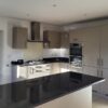 Paula Rosa Manhattan Matt Latte Kitchen & Utility Room Electrolux AEG Franke Appliances Black Granite Worktops