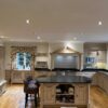 Stunning Large Kitchen Art Limed Oak Traditional Pilaster Kitchen & Island Neff Leisure Miele Appliances Granite Worktops