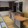 Ex Display Hybrid Callerton Kitchen & Island with Matching Table Siemens Quooker Appliances Dekton Worktops